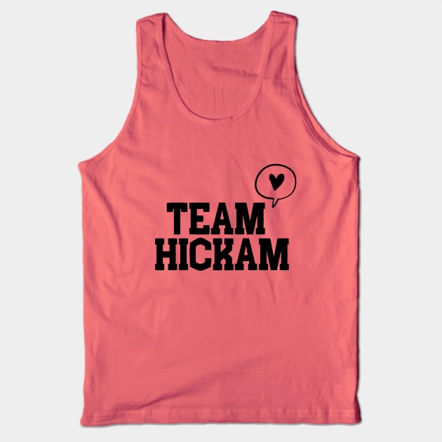 Team Hickam Tank Top by Hallmarkies Podcast Store